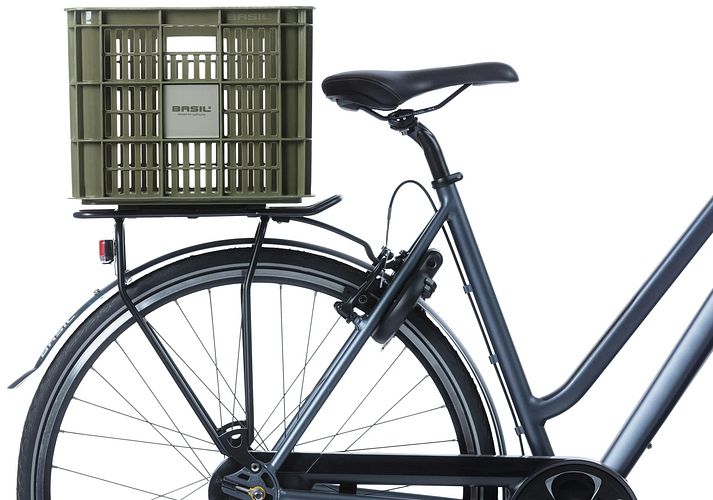 Basil Crate L Korb grün