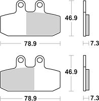 SBS Scooterbelag 179HF Street Ceramic