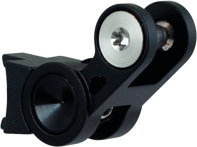 by,schulz Vorbauhalter SDS Link-Pro schwarz 10 B6" (10 mm Breite, 6 mm Hülse, z.B. f