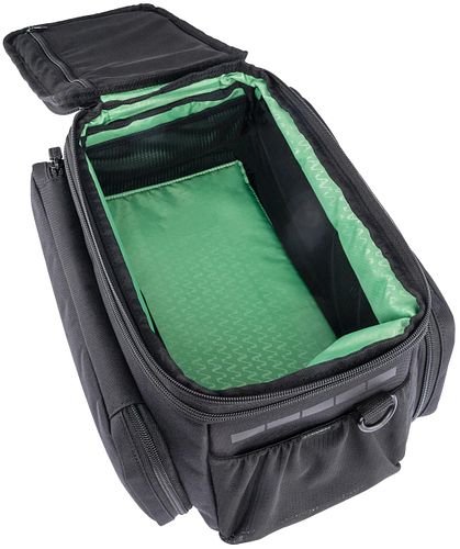 CONTEC Gepäckträgertasche Via Explorer schwarz inkl. vormontiertem Racktime Snap-it Ada