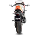 Vorschaubild LeoVince Schalldämpfer Komplettanlage mit Katalysator SBK LV-14 R Black Edition für Yamaha MT09 und XSR
