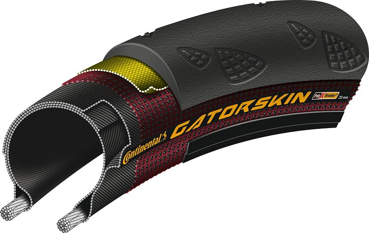 Continental Gatorskin Reifen 28 × 25C schwarz