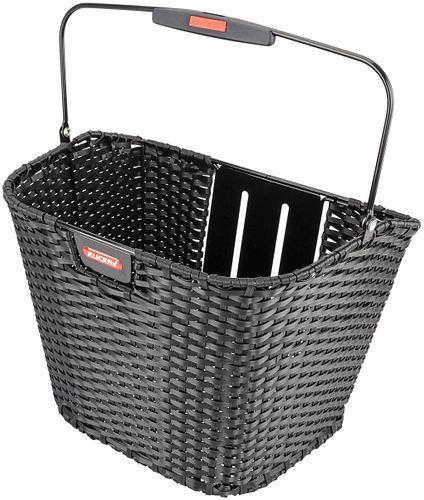 KLICKfix Korb Structura schwarz breite Kunststoffbänder