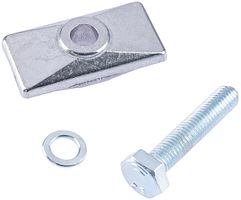 Point Montageplatte für Seitenständer M 10x50 silber