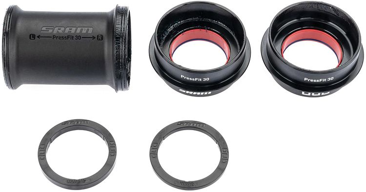 SRAM Innenlager DUB BB30 Pressfit schwarz für Tretlagergehäuse, 68 73 mm Gehäusebr