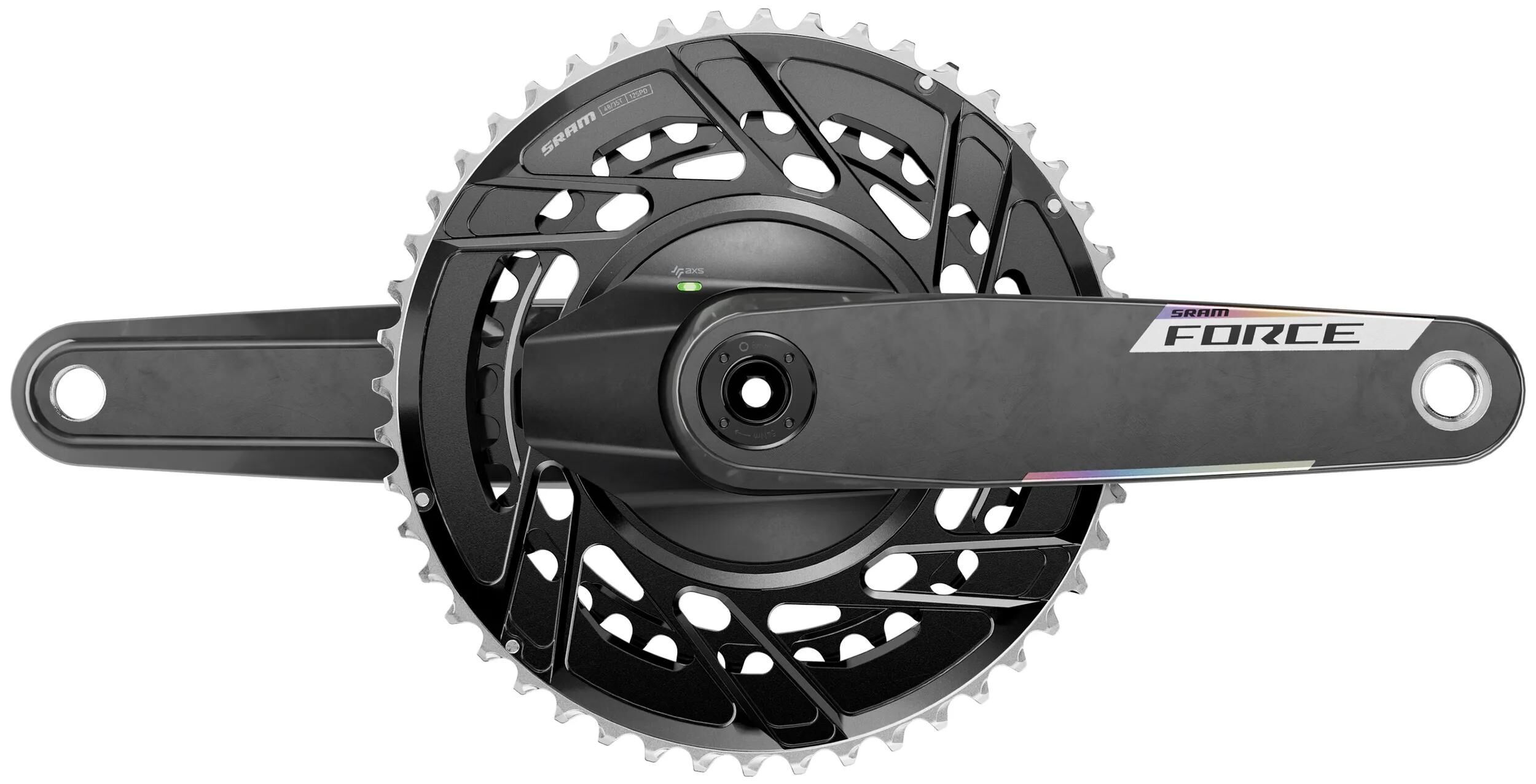 SRAM Kettenradgarnitur Force AXS E1 35/48 Zähne 172,5 mm schwarz