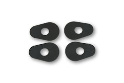 HIGHSIDER smart Montageplatten Indy Spacer Schwarz Für diverse Yamaha