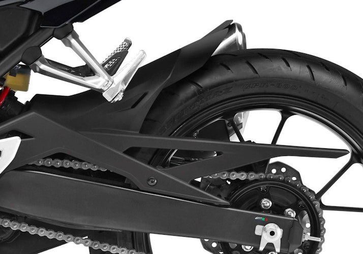 BODYSTYLE Hinterradabdeckungsverlängerung ABS Kunststoff schwarz-matt für HONDA CB125R, CB300R