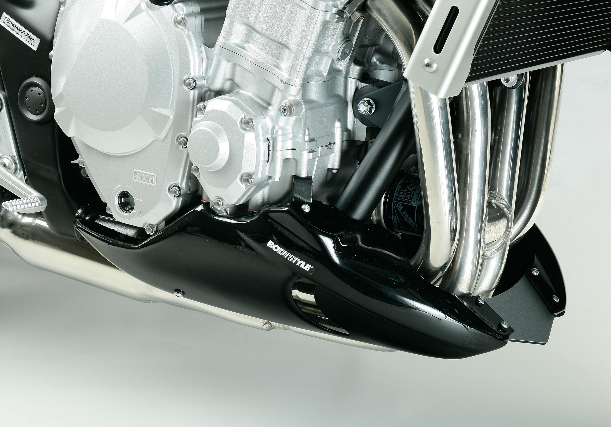 BODYSTYLE Sportsline Bugspoiler ABS Kunststoff unlackiert für SUZUKI GSF 1250 Bandit, GSF 1250 Bandit S