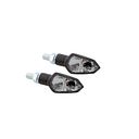 Vorschaubild HIGHSIDER smart Shield-TS LED Blinker Gehäuse Schwarz / Linse Rauchgrau (Paar), Vorn & Hinten