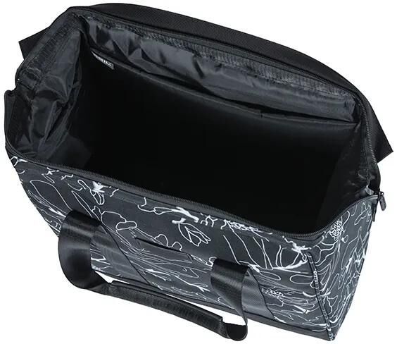 Basil Einzeltasche City Grand Fahrradshopper MIK Hooks schwarz