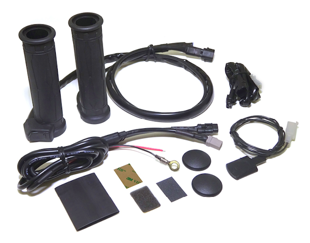 Hyper Heizgriffe mit integriertem Schalter 22/22 mm, Daumenheizung inklusive