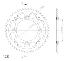 Supersprox Stealth-Kettenrad 428 48Z (Blau)