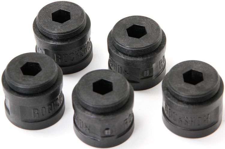RockShox Bottomless Tokens 5 Stück schwarz