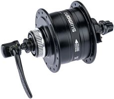 Shimano Nabendynamo DH-3D37 32 Loch schwarz Schnellspanner schwarz