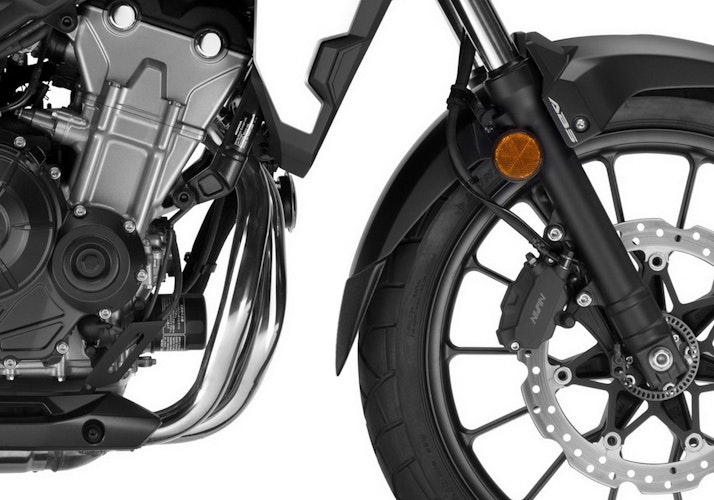 BODYSTYLE Kotflügelverlängerung vorne ABS Kunststoff schwarz-matt für HONDA CB500X 