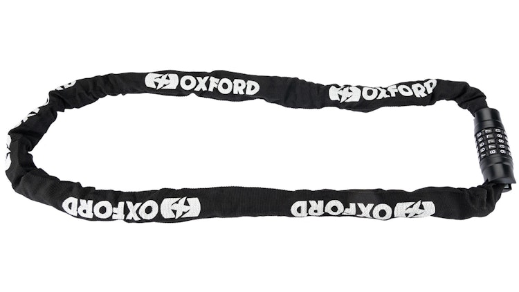 Oxford Kettenschloss Länge 200 cm, Kettenschloss "GP Combi Chain 8" Kette aus 8 mm gehärtetem Stahl