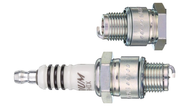 NGK Zündkerze BR9HIX, Iridium, Schlüsselweite 20, 8, Zündkerze Gruppe B, 14 mm Gewinde
