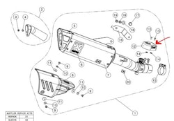  Akrapovič Exup-Ventildeckel CA YZF-R6 2017-2020 