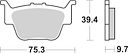 Vorschaubild SBS Bremsbelag 813RSI Offroad Racing Sinter