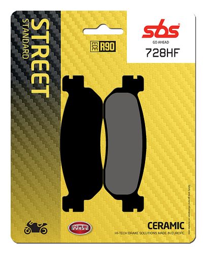 SBS Bremsbelag 728HF Street Ceramic