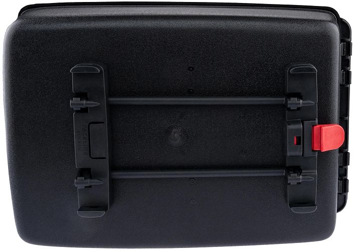 Rixen & Kaul Gepäckträgerbox 12 l schwarz KlickFix inkl. Kupplung für Racktime Träger