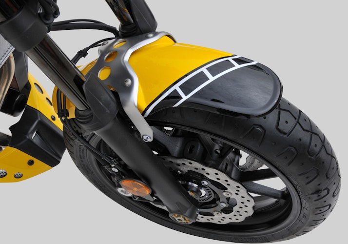 BODYSTYLE Sportsline Vorderradkotflügel ABS Kunststoff unlackiert für YAMAHA XSR700 / XTribute / Legacy 