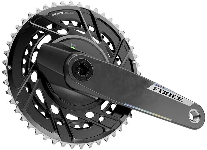 SRAM Kettenradgarnitur Force AXS E1 35/48 Zähne 172,5 mm schwarz