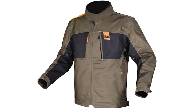 LS2 Titanium Jacke Grün / Blau / Neonorange Herren Gr.m