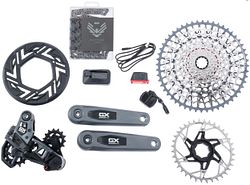 SRAM Schaltgruppen-Set GX Eagle AXS Transmission E-Bike grau Für Bosch Antrieb mit ISIS Kurbelsatz 16
