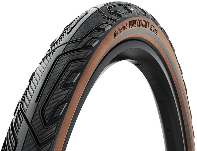Continental Pure Contact Reifen 27,5 × 2,00" schwarz,braun