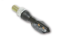 HIGHSIDER Pro Sonic-X2 LED Indicator Gehäuse Schwarz / Linse Rauchgrau (Paar), Vorn & Hinten