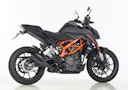 Vorschaubild HURRIC Slip on Ersatzdämpfer Pro 2 GP für KTM 125 Duke