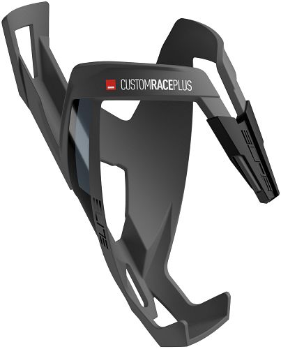 Elite Trinkflaschenhalter Custom Race Plus schwarz skin / schwarz soft touch