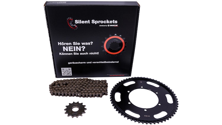 RK Kettensatz Silent, 428HSB, verstät, Kettensatz Übersetzung: 14-53-132/428 Ritzel: Stahl