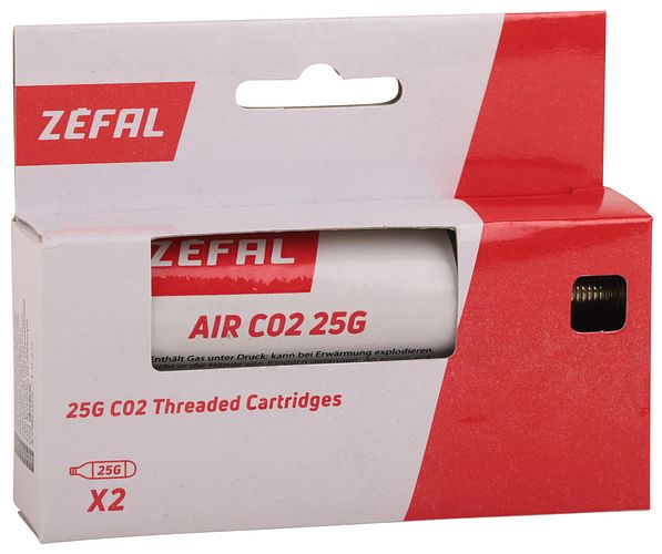 Zéfal CO2-Kartusche 25 g silber