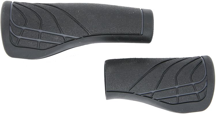 Herrmans Griff Line 90/125 mm schwarz/grau