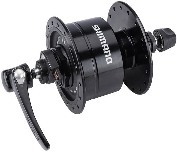 Shimano Nabendynamo DH3N72 32 Loch schwarz