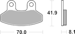 SBS Scooterbelag 178HF Street Ceramic