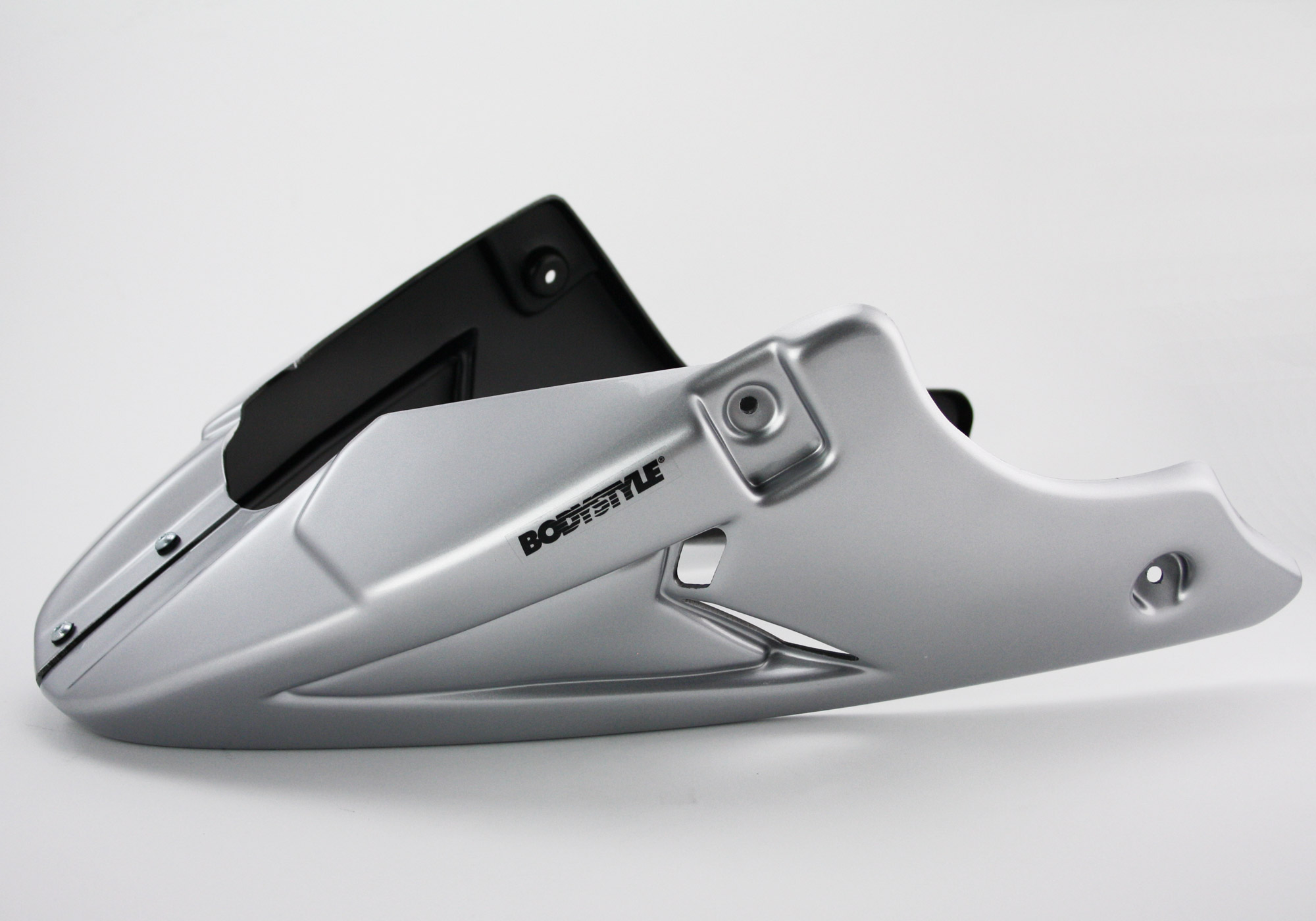 BODYSTYLE Sportsline Bugspoiler ABS Kunststoff silber für SUZUKI SV 650 