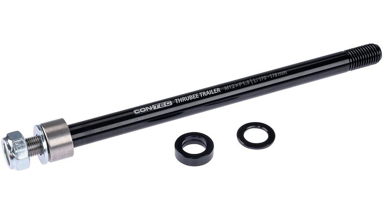 CONTEC Achsadapter Thrubee Trailer 12 mm schwarz 1,5"