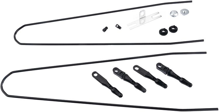CONTEC Schutzblech-Set Splash Protect DLX 28 Zoll silber 28" - 55 mm breit