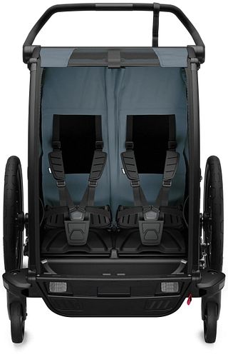 Thule Kinderanhänger Chariot Cab Double dunkel schiefer