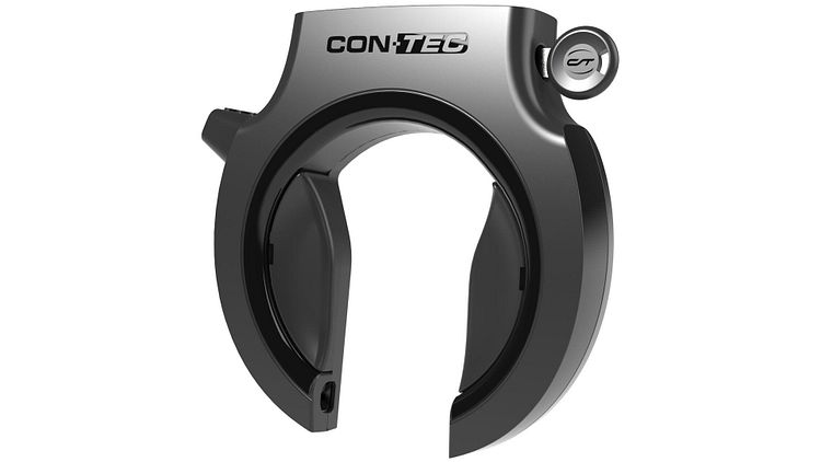 CONTEC Rahmen- und Akkuschloss-Set PowerLoc M schwarz für integrierten Akku (Powertube)
