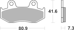 SBS Scooterbelag 104HM Street Ceramic