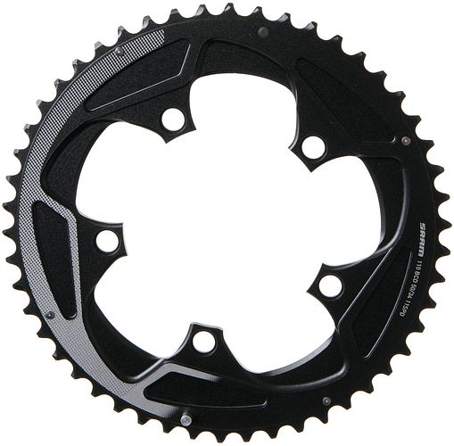 SRAM Kettenblatt Road Double 50 Zähne 110 mm silber/schwarz