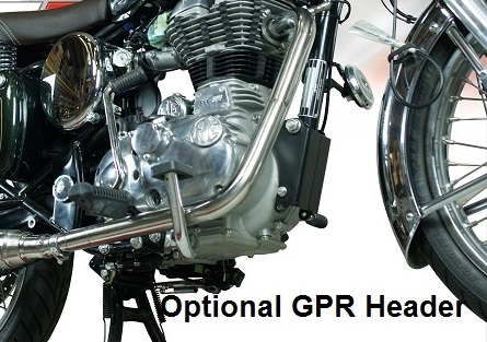 GPR Mittelrohre Royal Enfield Himalayan 410 2017/2020 e4 D.42.5 DECATALIZZATORE DE