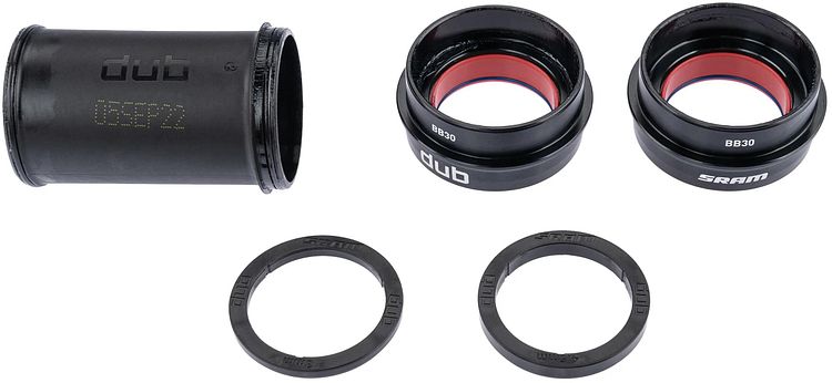 SRAM Innenlager DUB BB30 schwarz für Tretlagergehäuse, 68 73 mm Gehäusebr