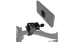 Oxford Handyhalter Lenkerhalterung mit USB-C Anschluss zur Montage am Lenker (