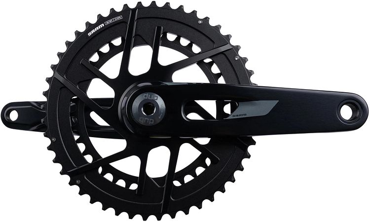 SRAM Kettenradgarnitur Rival E1 35/48 Zähne schwarz 165 mm Kurbellänge